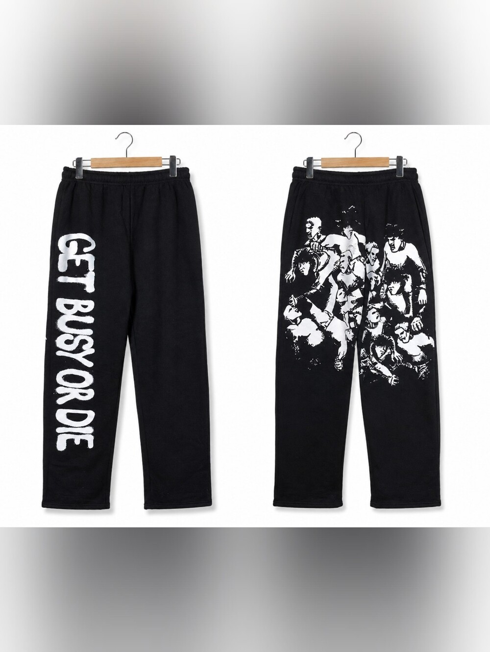 $NOT Get Busy or Die Tour Sweatpants – Black – Brand New
